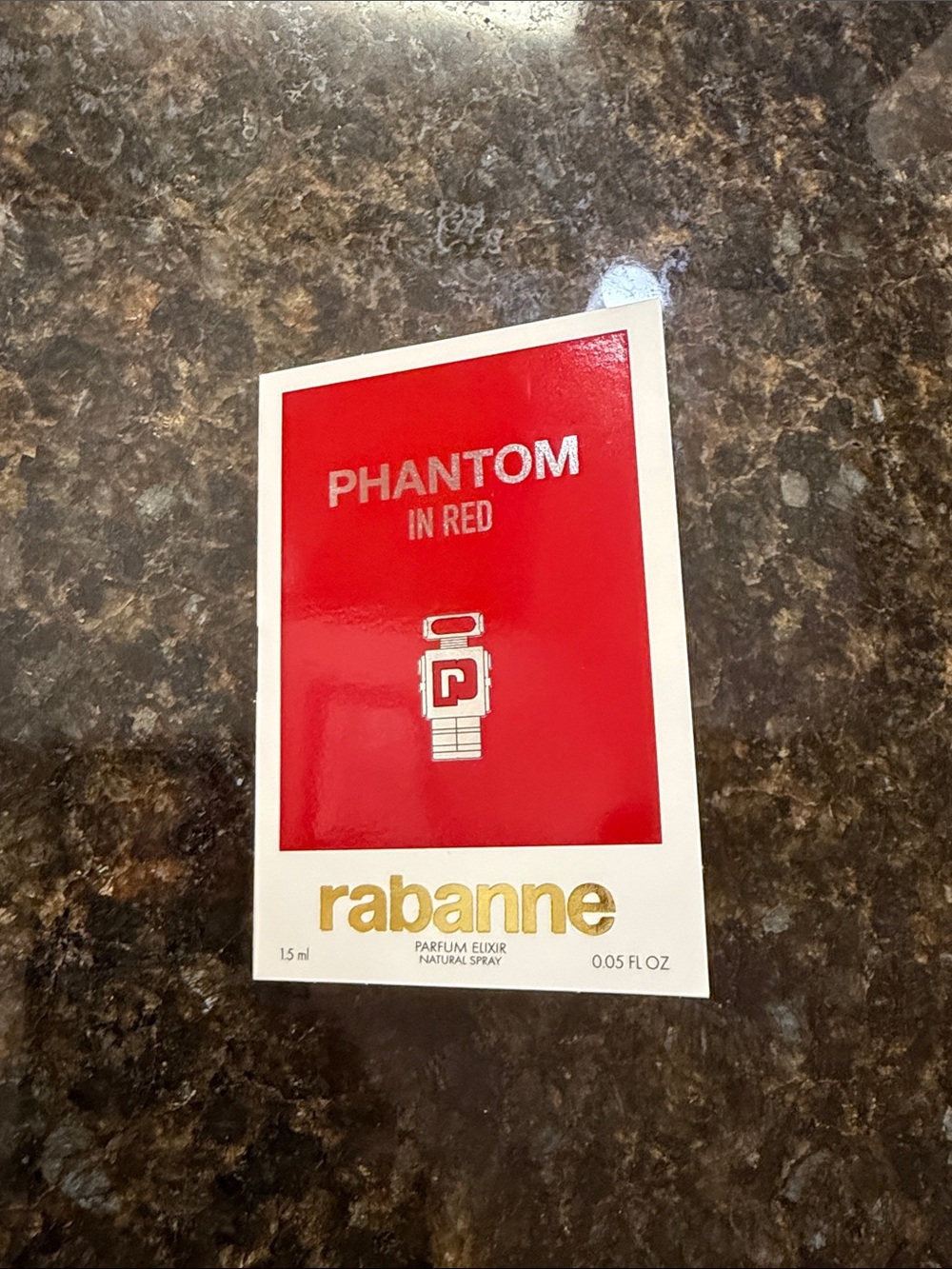 Rabanne Phantom In Red .05 fl oz New